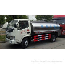 Dongfeng 4x2 stainless steel milk water tanker truck